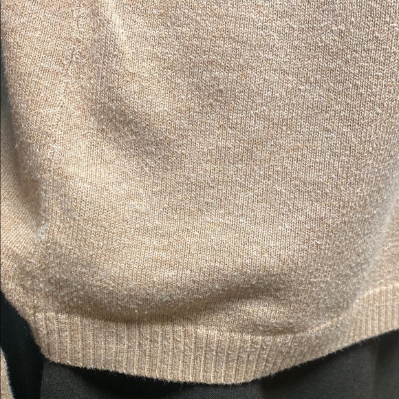 Worthington Elegant everyday Tan Turtleneck Sweater ladies Large - Picture 2 of 8